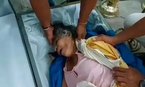 Elderly Ecuadorean woman