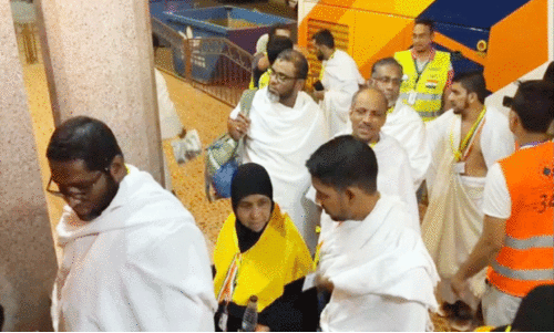 ലക്ഷദ്വീപിൽ നിന്നുള്ള ഹജ്ജ് തീർഥാടകർ മക്കയിലെത്തി