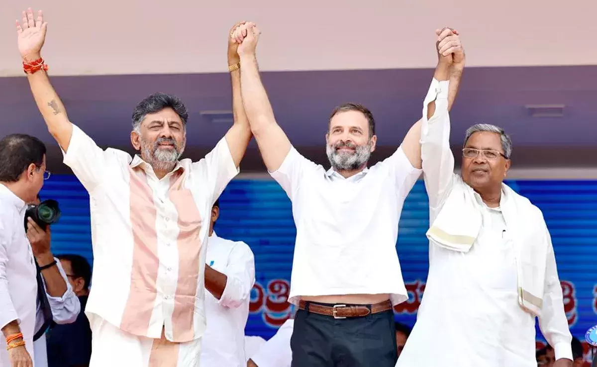 ബി.ജെ.പിയുടെ പരാതി; മാനനഷ്ട കേസിൽ രാഹുലിനും സിദ്ധരാമയ്യക്കും ശിവകുമാറിനും സമൻസ്