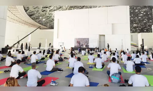 അ​ന്താ​രാ​ഷ്ട്ര യോ​ഗ ദി​ന​ത്തി​ൽ  വി​വി​ധ പ​രി​പാ​ടി​ക​ൾ