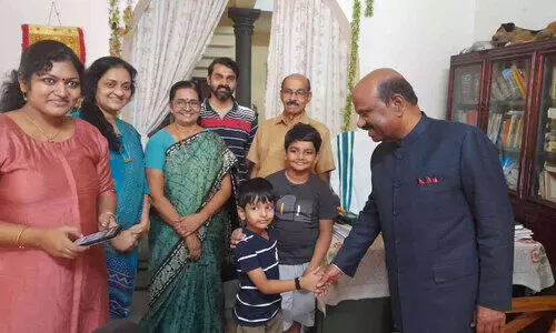 Governor C.V. Anand Boses visit