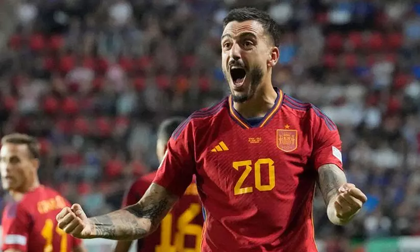 ക്ലൈമാക്സിൽ രക്ഷകനായി ജൊസേലു; ഇറ്റലിയെ വീഴ്ത്തി സ്പെയിൻ യുവേഫ നേഷൻസ് ലീഗ് ഫൈനലിൽ ക്ലൈമാക്സിൽ രക്ഷകനായി ജൊസേലു; ഇറ്റലിയെ വീഴ്ത്തി സ്പെയിൻ യുവേഫ നേഷൻസ് ലീഗ് ഫൈനലിൽ