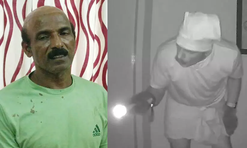 കുപ്രസിദ്ധ മോഷ്ടാവ് തേങ്ങാ ബാബു പിടിയിൽ കുപ്രസിദ്ധ മോഷ്ടാവ് തേങ്ങാ ബാബു പിടിയിൽ