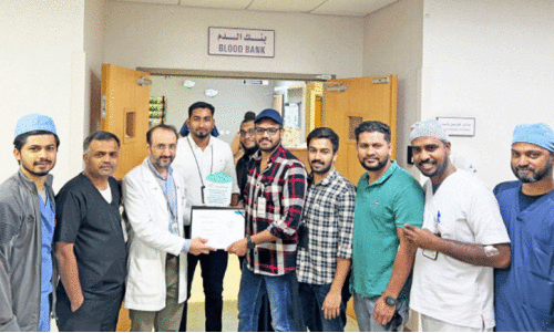 കെ.​എ.​എം.​സി ര​ക്ത​ദാ​ന ക്യാ​മ്പ് സം​ഘ​ടി​പ്പി​ച്ചു