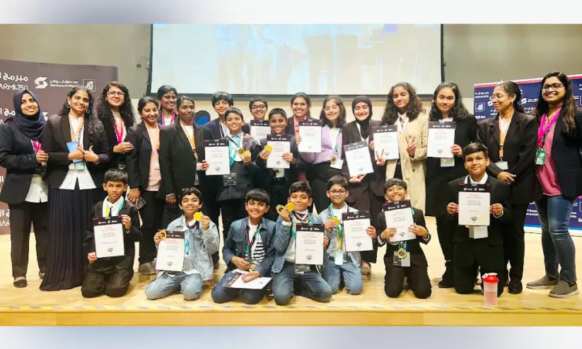 റോ​ബോ​ട്ടി​ക്‌​സ് മ​ത്സ​ര​ത്തി​ൽ ഹാ​ബി​റ്റാ​റ്റ് സ്കൂ​ളി​ലെ വി​ദ്യാ​ർ​ഥി​ക​ൾ​ക്ക് മി​ക​ച്ച വി​ജ​യം