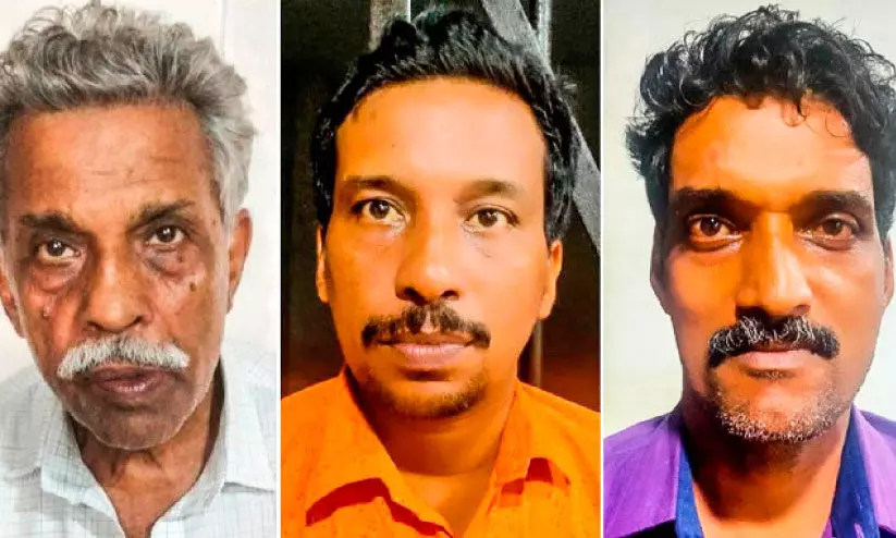 മരണാനന്തര ചടങ്ങിനെത്തിയ യുവാക്കളെ വെട്ടിയവർ പിടിയിൽ മരണാനന്തര ചടങ്ങിനെത്തിയ യുവാക്കളെ വെട്ടിയവർ പിടിയിൽ