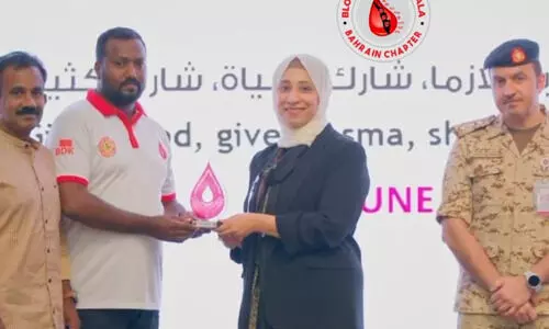 ബ്ല​ഡ് ഡോ​ണേ​ഴ്സ് കേ​ര​ള​ക്ക് ആ​രോ​ഗ്യ മ​ന്ത്രാ​ല​യ​ത്തി​ന്റെ ആ​ദ​ര​വ്