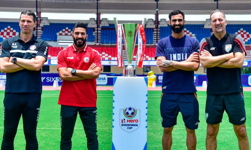 ഭൂ​ഖ​ണ്ഡ​ക​ടാ​ഹം: ഇ​ന്റ​ർ കോ​ണ്ടി​നെ​ന്റ​ൽ ക​പ്പ്, ഇ​ന്ത്യ​ക്ക് ല​ബ​നീ​സ് ചാ​ല​ഞ്ച്