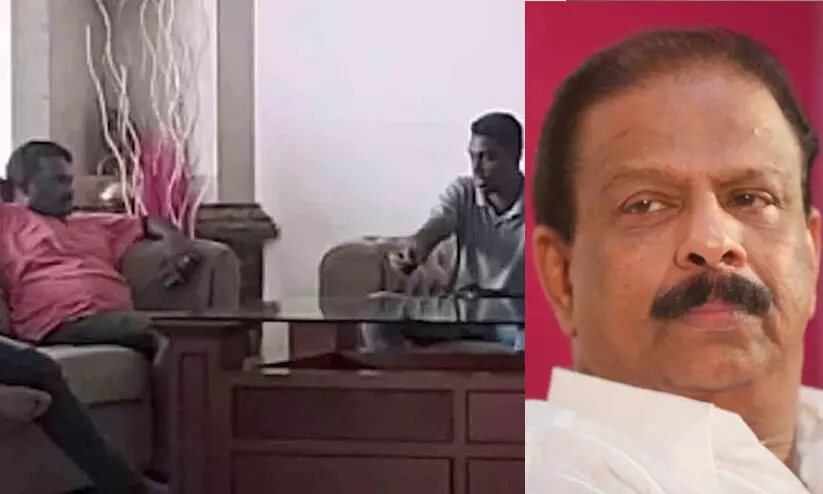 ‘കെ. സുധാകരൻ ഇടനിലക്കാരൻ വഴി സ്വാധീനിക്കാൻ ശ്രമിച്ചു’; വിഡിയോ പുറത്തുവിട്ട് പരാതിക്കാരൻ, നിഷേധിച്ച് യൂത്ത് കോൺഗ്രസ് നേതാവ്