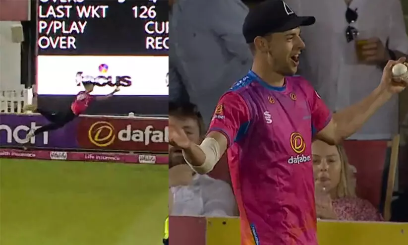 ‘ഇതിനെ വെല്ലാൻ മറ്റൊന്നില്ല’; ബ്രാഡ് കറിയുടെ പറക്കും ക്യാച്ചിൽ വിസ്മയിച്ച് ക്രിക്കറ്റ് ലോകം