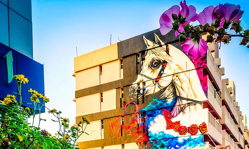 ചുമർ ചിത്രങ്ങളാൽ സുന്ദരിയായി അജ്മാന്‍റെ തെരുവോരങ്ങൾ