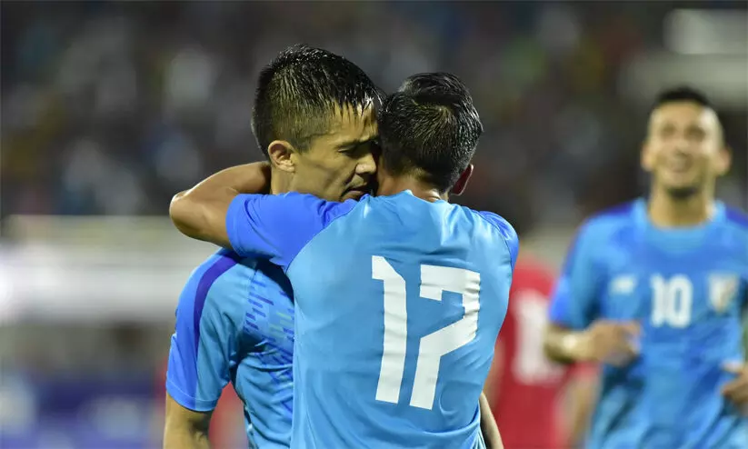 ലബനാനെ തകർത്തു; ഇ​ന്റ​ർ കോ​ണ്ടി​നെ​ന്റ​ൽ ക​പ്പിൽ ഇന്ത്യക്ക് രണ്ടാം മുത്തം