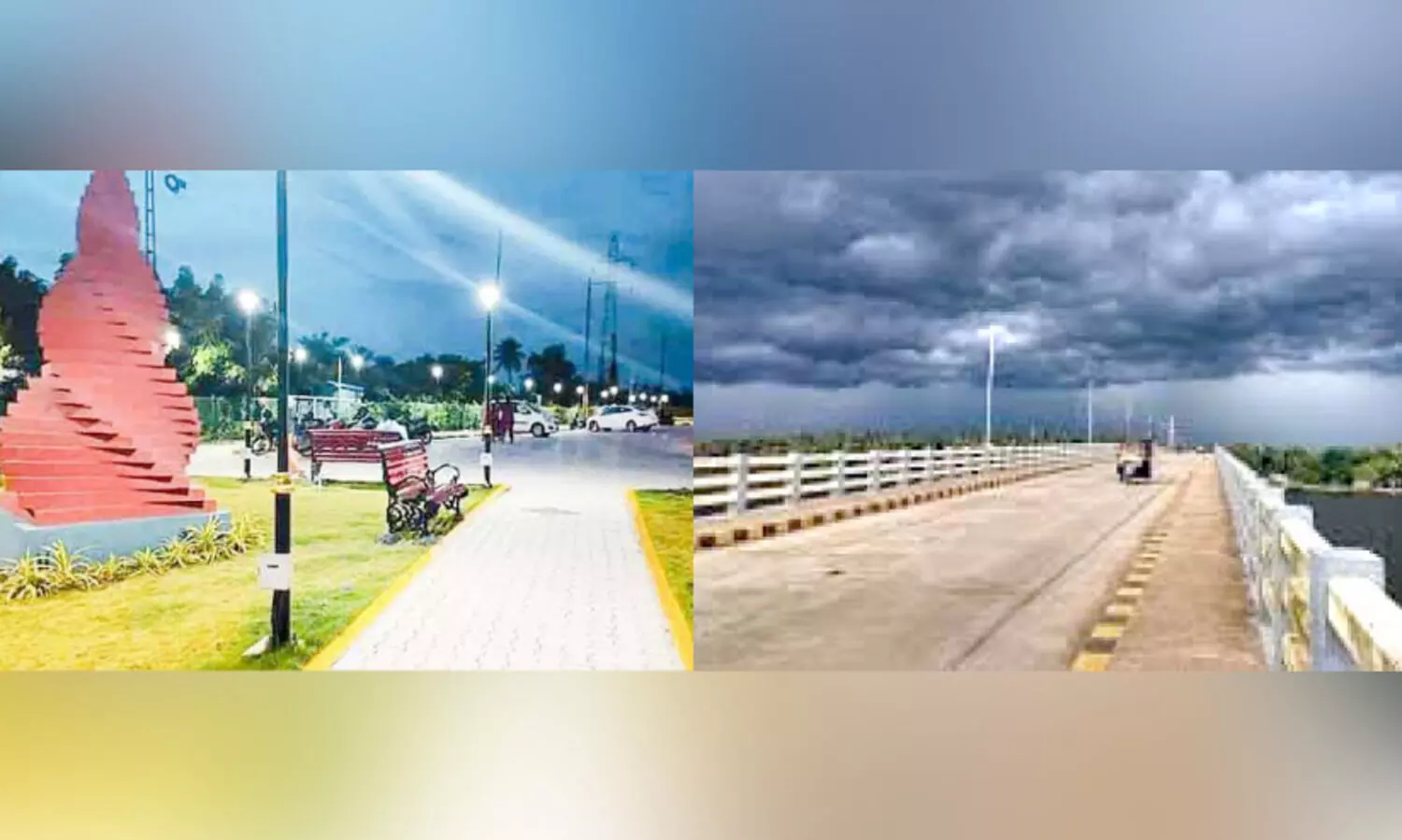 പാലവും പാർക്കും തുറവൂർ ഗ്രാമത്തിന്റെ സൗന്ദര്യം