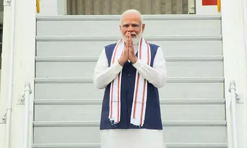 Narendra Modi-isro visit