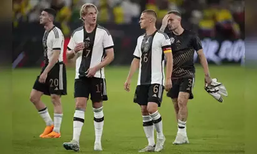 കൊളംബിയയോടും തോറ്റ് ജർമനി; നാല് മത്സരത്തിനിടെ മൂന്നാം തോൽവി കൊളംബിയയോടും തോറ്റ് ജർമനി; നാല് മത്സരത്തിനിടെ മൂന്നാം തോൽവി