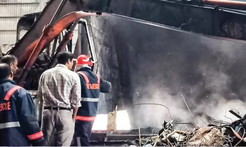 ഫാ​ക്ട​റി​യി​ലെ പൊ​ട്ടി​ത്തെ​റി; ഞെ​ട്ട​ൽ മാ​റാ​തെ നാ​ട്