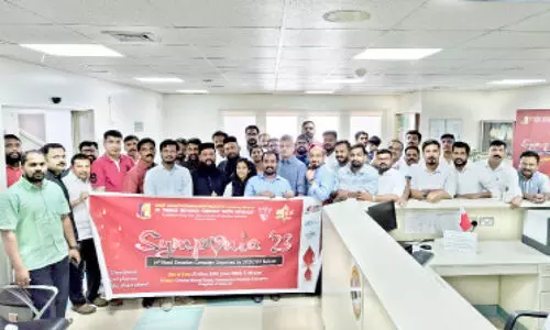 സെ​ന്റ് തോ​മ​സ് യു​വ​ജ​ന പ്ര​സ്ഥാ​നം ര​ക്ത​ദാ​ന ദി​നം ആ​ച​രി​ച്ചു