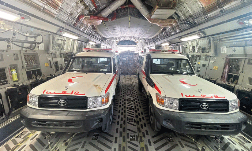 സുഡാന് കുവൈത്ത് സഹായം തുടരുന്നു; 20 ടൺ ദുരിതാശ്വാസ സാമഗ്രികളും രണ്ട് ആംബുലൻസുകളും അയച്ചു