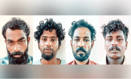 സ്വർണവും പണവും കവർന്ന നാല്​ യുവാക്കൾ അറസ്​റ്റിൽ