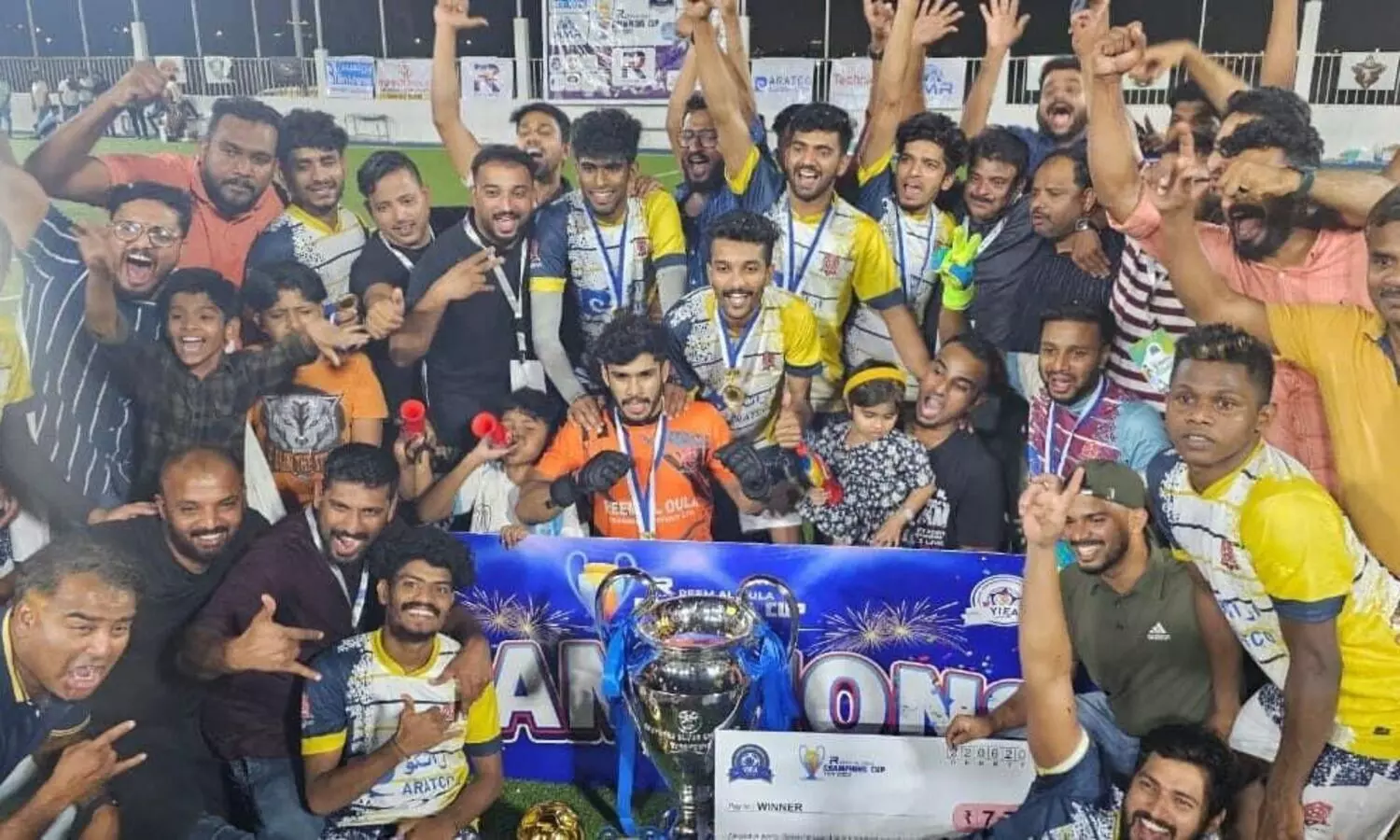 Yanbu IFA 4th Sevens Football: Aratco Malabar FC Team Winners