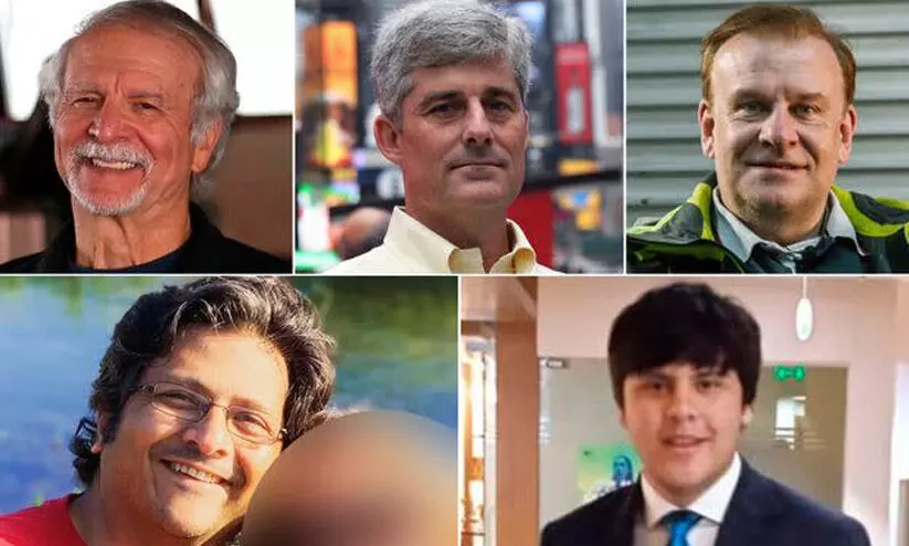 ടൈറ്റാനിക്കിന്‍റെ കൗതുകം തേടിപ്പോയ ആ അഞ്ചുപേർ കടലിന്‍റെ ആഴങ്ങളിൽ മറഞ്ഞു...