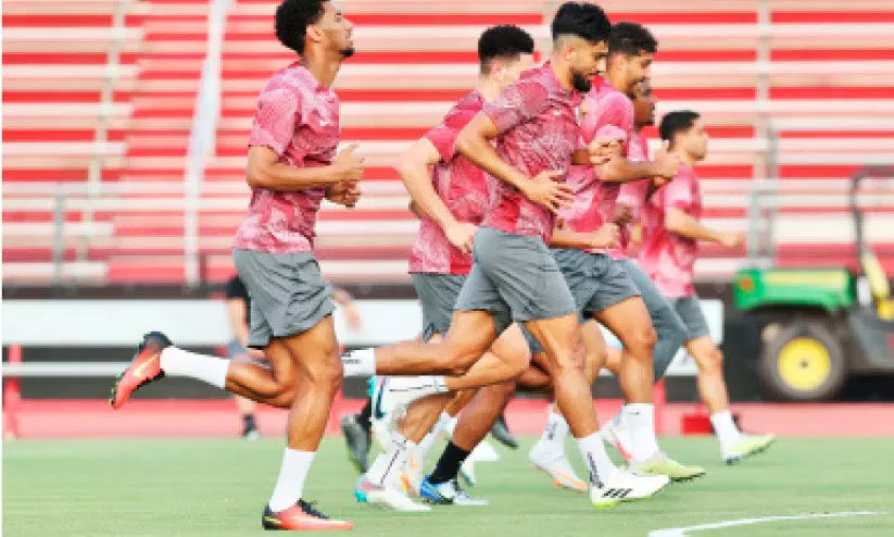 ഖ​ത്ത​ർ അ​മേ​രി​ക്ക​യി​ൽ; പ​രി​ശീ​ല​നം ത​കൃ​തി