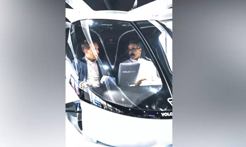 ‘നിയോമി’ൽ എയർ ടാക്സി പരീക്ഷണം വിജയകരം ‘നിയോമി’ൽ എയർ ടാക്സി പരീക്ഷണം വിജയകരം