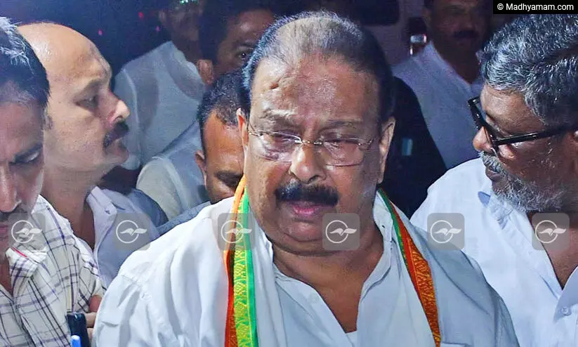 K Sudhakaran arrested K Sudhakaran arrested