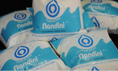 ന​ന്ദി​നി പാ​ലി​ന് വി​ല​കൂ​ട്ടാ​ൻ സാ​ധ്യ​ത