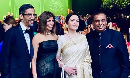 സു​ന്ദ​ർ പി​ച്ചൈ, ടിം ​കു​ക്ക്, സത്യ നാദെല്ല; മോ​ദി​ക്കാ​യി വൈ​റ്റ് ഹൗ​സി​ൽ ഒരുക്കിയ വി​രു​ന്നി​ൽ അ​തി​ഥി​ക​ളാ​യി പ്ര​മു​ഖ​ർ