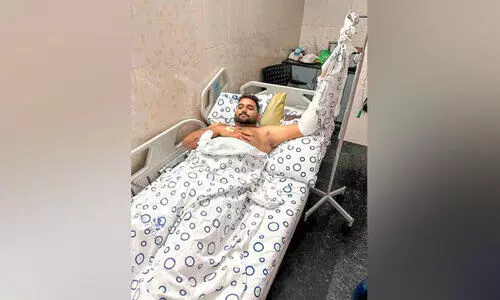 തെരുവുനായ് കുറുകെ ചാടി; യുവാവിന് ഗുരുതര പരിക്ക്