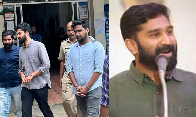 ഇത് എന്ത് തരം പോലീസിംഗാണ്?, ഇത് എന്തൊരനീതിയാണ്?; എം.എസ്.എഫ് പ്രവർത്തകരെ കയ്യാമംവെച്ച് അറസ്റ്റ് ചെയ്ത നടപടിയിൽ ആഞ്ഞടിച്ച് വി.ടി.ബൽറാം ഇത് എന്ത് തരം പോലീസിംഗാണ്?, ഇത് എന്തൊരനീതിയാണ്?; എം.എസ്.എഫ് പ്രവർത്തകരെ കയ്യാമംവെച്ച് അറസ്റ്റ് ചെയ്ത നടപടിയിൽ ആഞ്ഞടിച്ച് വി.ടി.ബൽറാം