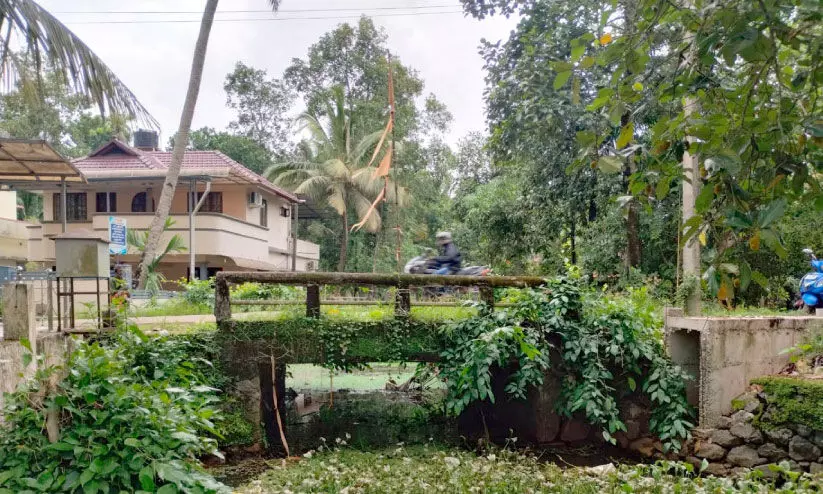 വാലടി ഒന്നാം കലുങ്ക് പാലം അപകടാവസ്ഥയിൽ