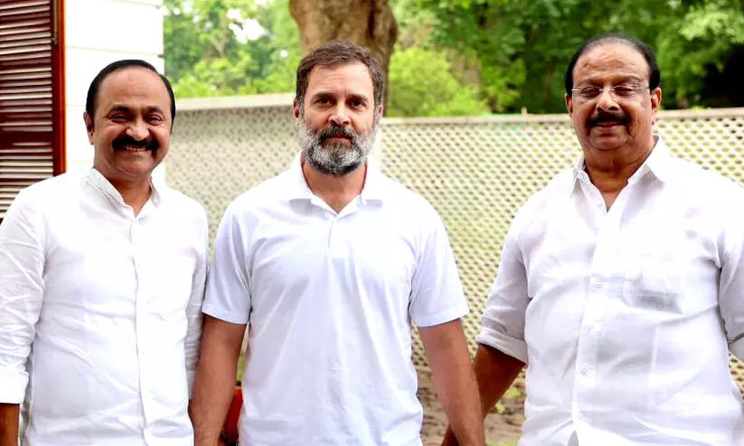 Rahul-Gandhi,-K-Sudhakaran,-VD-Satheesan Rahul-Gandhi,-K-Sudhakaran,-VD-Satheesan