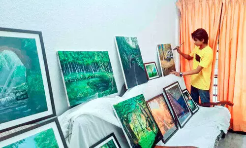 വ​ര​ക​ളു​ടെ ലോ​ക​ത്തെ താ​രോ​ദ​യ​മാ​യി അ​ർ​ഹാ​ൻ നൗ​ഫ​ൽ