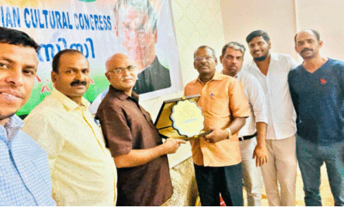 അഷ്റഫ് മണക്കാടിന് അൽ അഹ്സ ഒ.ഐ.സി.സി യാത്രയയപ്പ് നൽകി