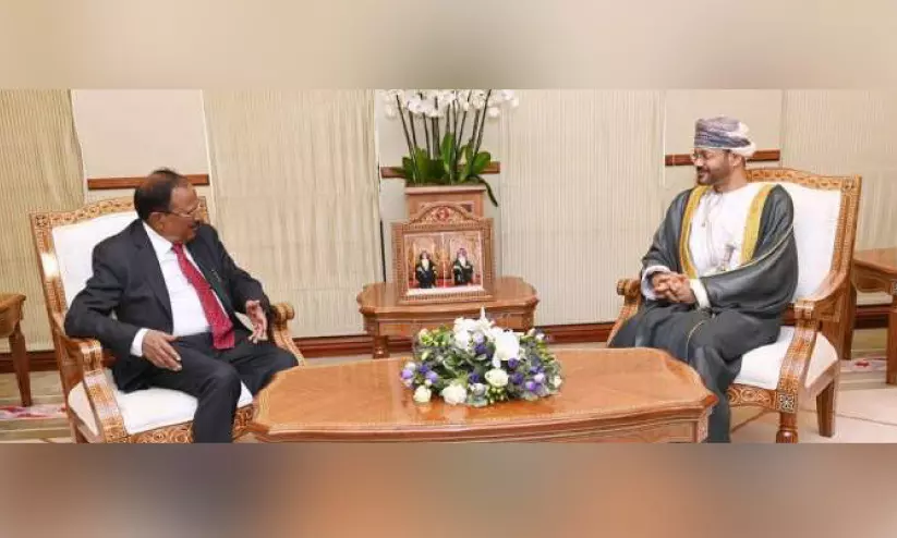 ഇന്ത്യൻ ദേശീയ സുരക്ഷ ഉപദേഷ്ടാവ് ഒമാൻ സന്ദർശനത്തിൽ ഇന്ത്യൻ ദേശീയ സുരക്ഷ ഉപദേഷ്ടാവ് ഒമാൻ സന്ദർശനത്തിൽ