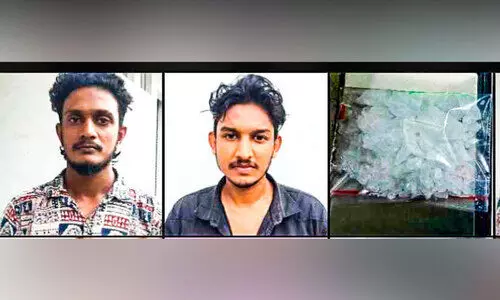 എം.​ഡി.​എം.​എ​യു​മാ​യി ര​ണ്ടു​പേ​ർ പി​ടി​യി​ൽ