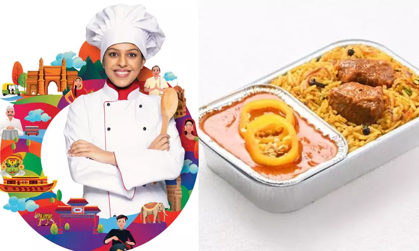 Air India Express flight menu Air India Express flight menu