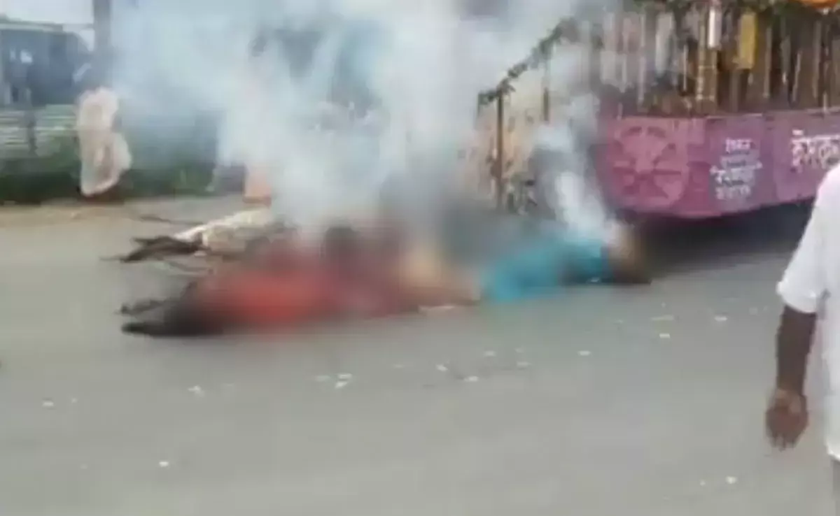 ത്രിപുരയിൽ രഥയാത്രക്കിടെ ഷോക്കേറ്റ് കുട്ടികളുൾപ്പടെ ആറ് പേർ മരിച്ചു