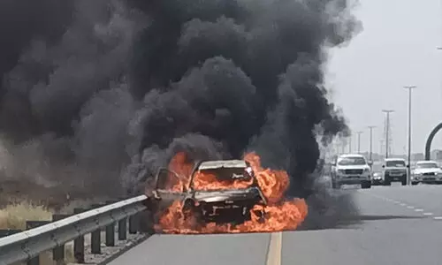 car fire