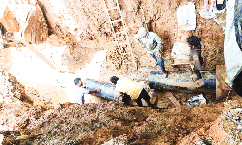 കുടിവെള്ള പദ്ധതി അന്തിമഘട്ടത്തിൽ കുടിവെള്ള പദ്ധതി അന്തിമഘട്ടത്തിൽ