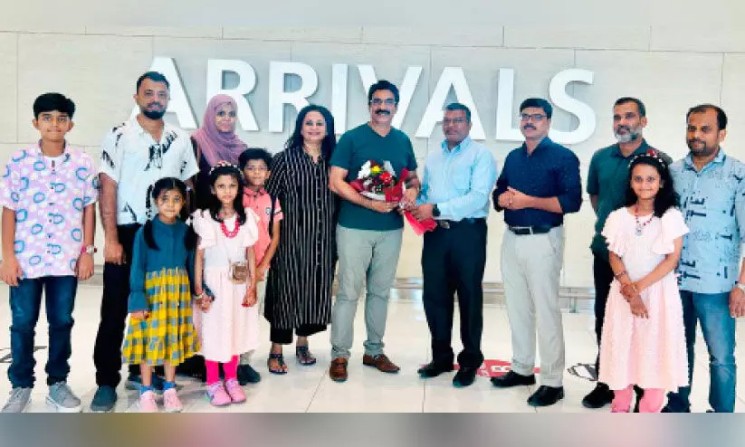 ഉണ്ണി​ മേനോന് ബഹ്​ൈറനിൽ സ്വീകരണം നൽകി