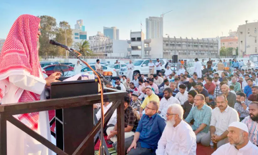 അൽ മന്നാഇ സെന്റർ ഈദ്ഗാഹുകൾ സംഘടിപ്പിച്ചു