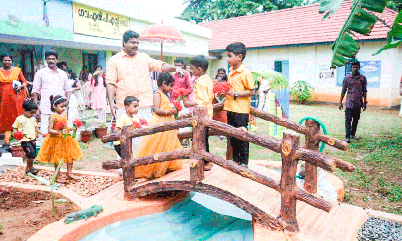 ഇളമണ്ണൂർ ഗവ. എൽ.പി സ്കൂളിന്​ പുതിയ മുഖം