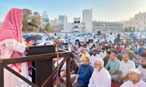 അൽ മന്നാഇ സെന്റർ ഈദ്ഗാഹുകൾ സംഘടിപ്പിച്ചു