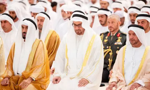 വിവിധ പള്ളികളിൽ പെരുന്നാൾ നമസ്കാരത്തിൽ പങ്കെടുത്ത് ഭരണാധികാരികൾ