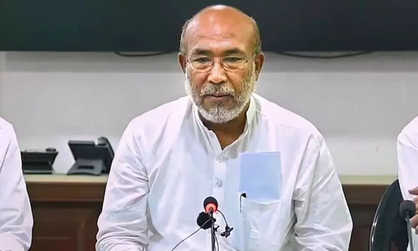 Chief Minister Biren Singh Chief Minister Biren Singh