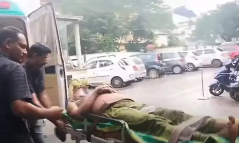 പെരുമ്പാവൂർ മേക്കപ്പാലയിൽ കാട്ടാന ആക്രമണം; വയോധികന് പരിക്ക്