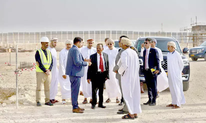 ഇന്ത്യൻ ദേശീയ സുരക്ഷ ഉപദേഷ്​ടാവ് ദുകം സാമ്പത്തികമേഖല സന്ദര്‍ശിച്ചു